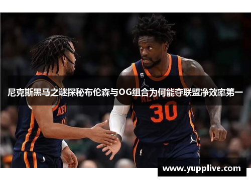 尼克斯黑马之谜探秘布伦森与OG组合为何能夺联盟净效率第一